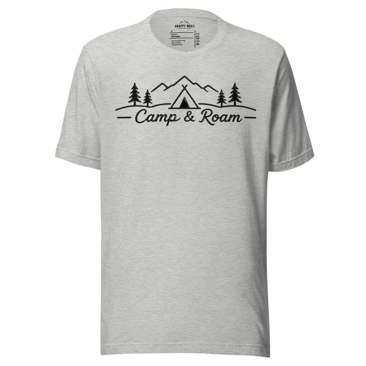 Camp and Roam Camping T-Shirt - Snappy Mood