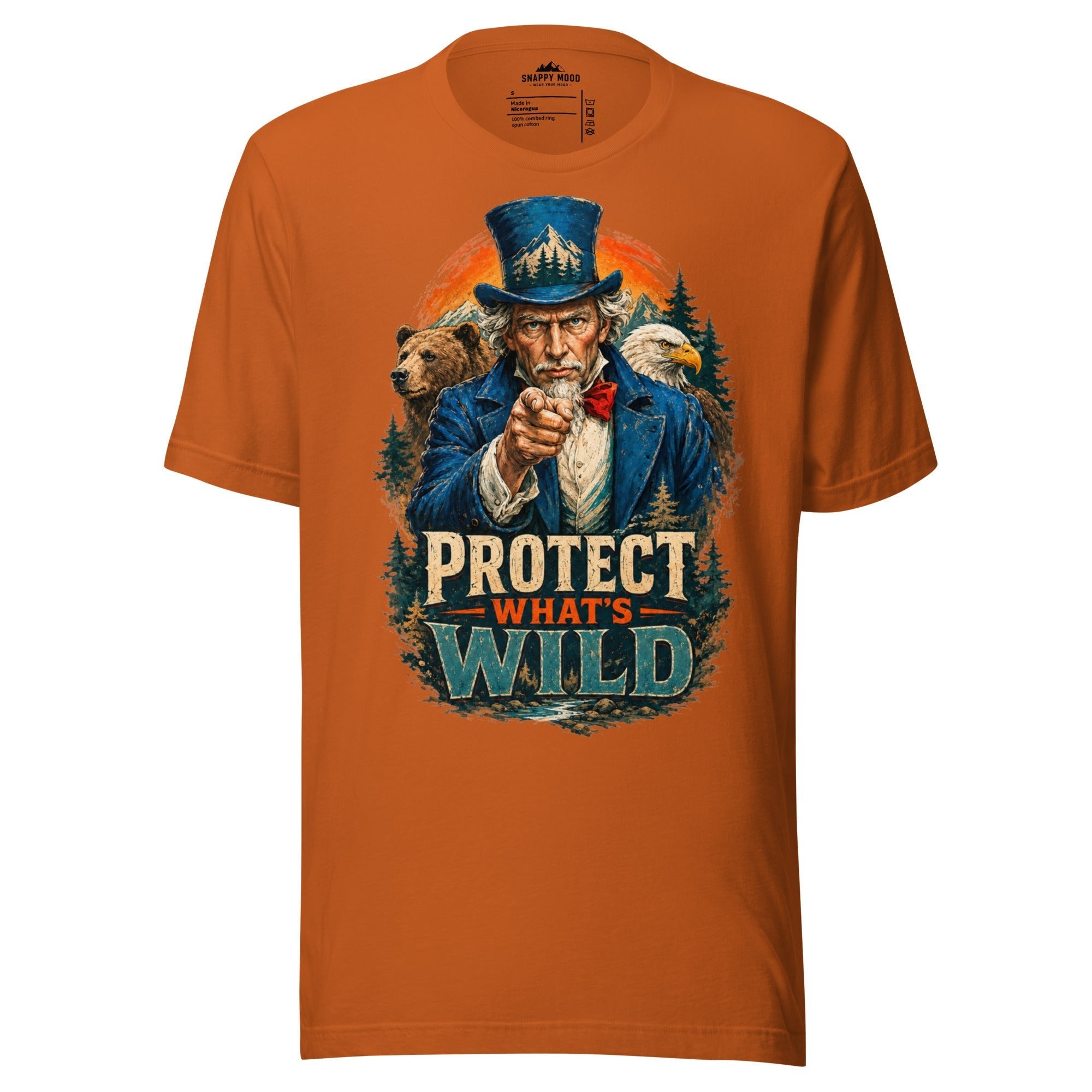 Protect What's Wild, Wildlife T-Shirt - Snappy Mood