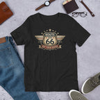 Get Your Kicks At Route 66 Roadtrip T-Shirt - Snappy Mood