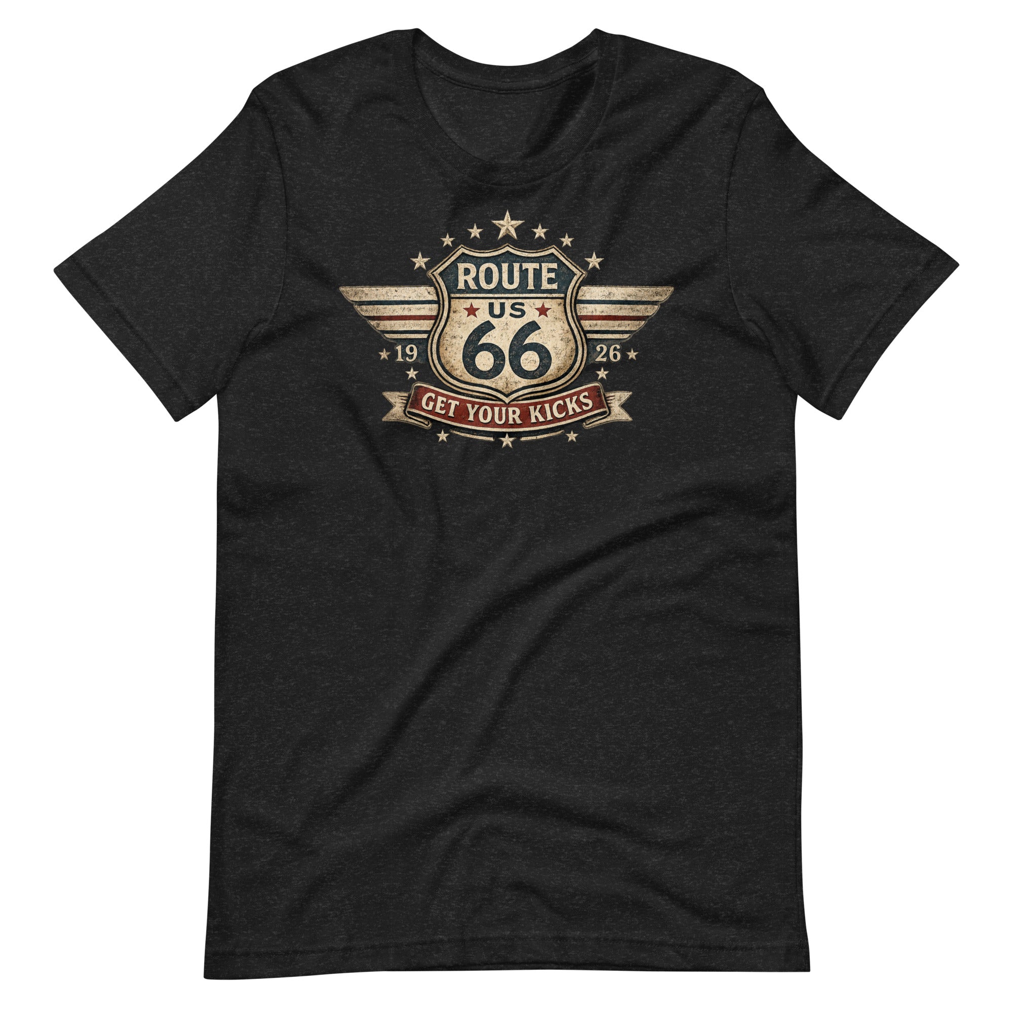 Get Your Kicks At Route 66 Roadtrip T-Shirt - Snappy Mood
