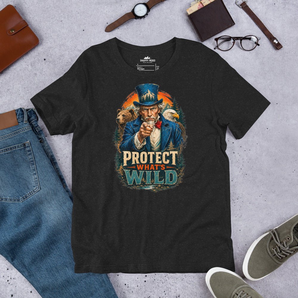 Protect What's Wild, Wildlife T-Shirt - Snappy Mood