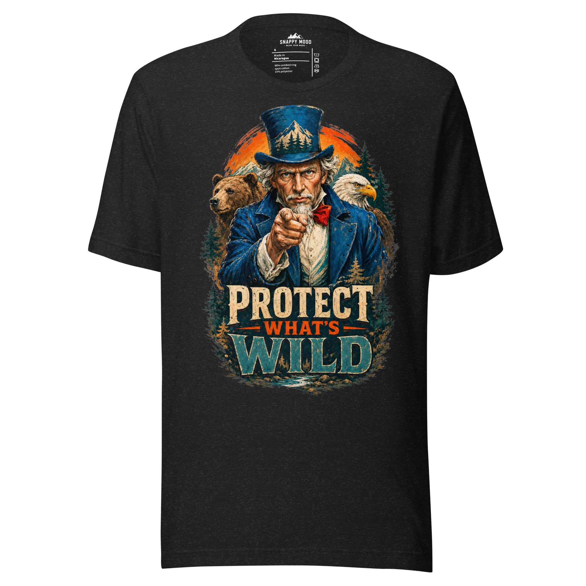 Protect What's Wild, Wildlife T-Shirt - Snappy Mood