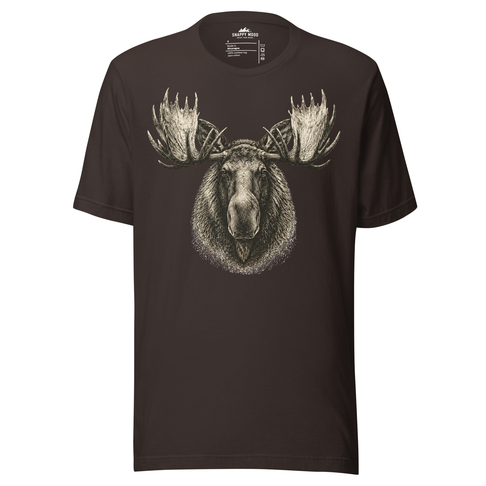 Moose Country Premium Wildlife T-Shirt - Snappy Mood