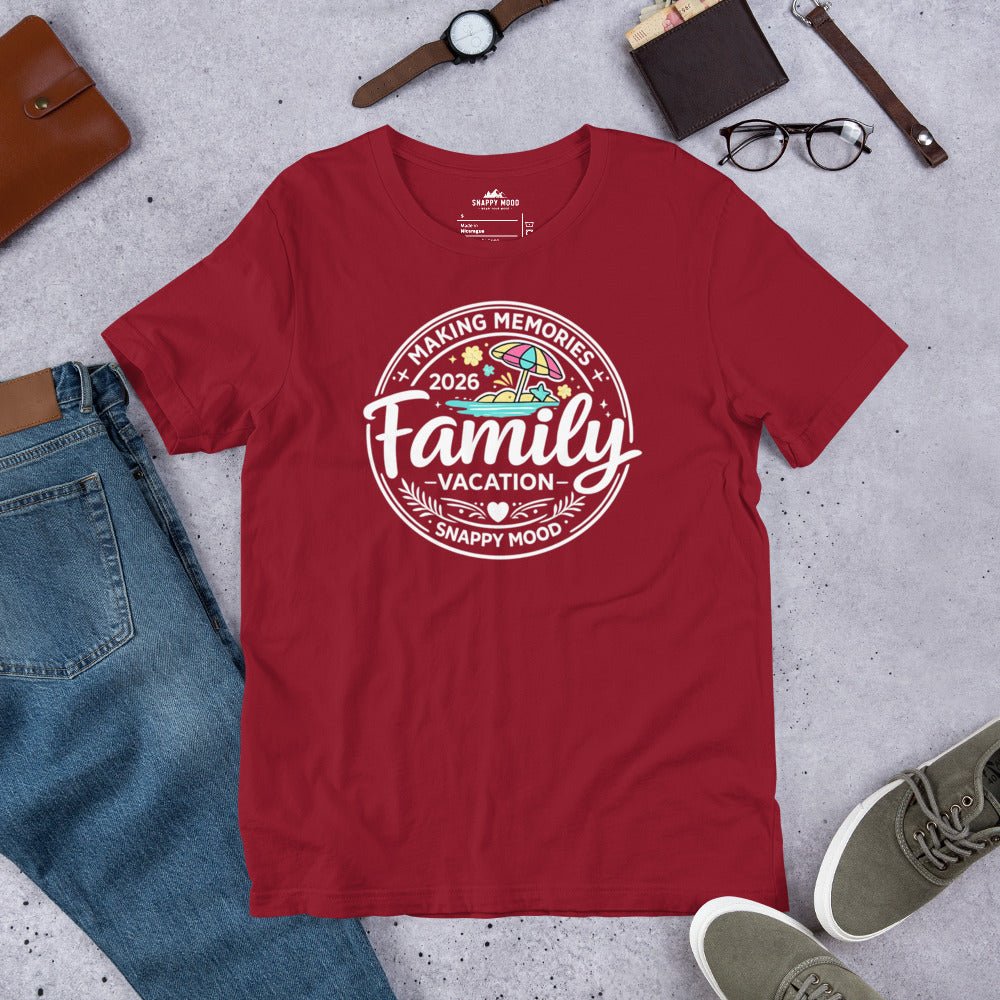 Making Memories Familiy Vacation Roadtrip T-Shirt - Snappy Mood