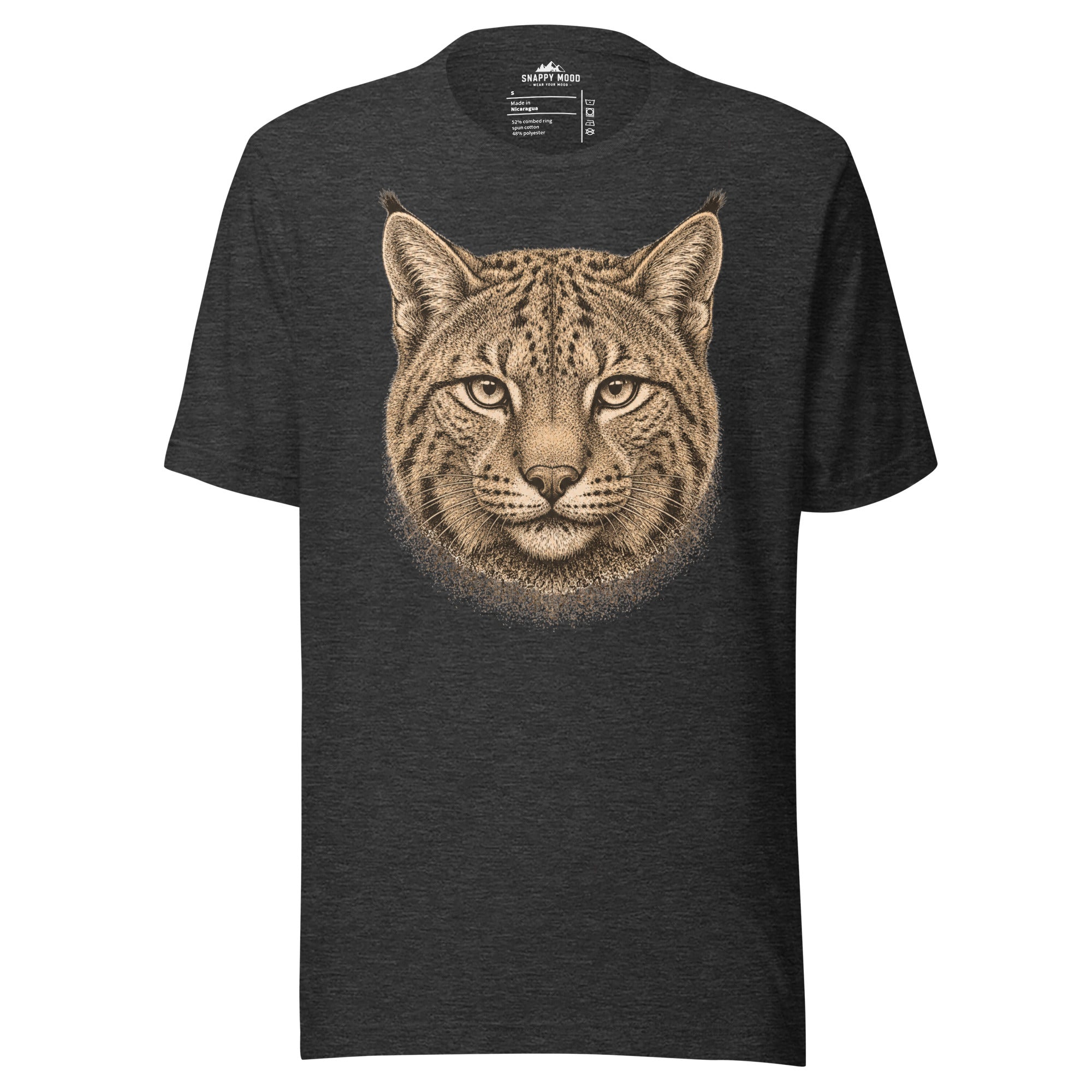 Lynx Premium Wildlife T-Shirt - Snappy Mood