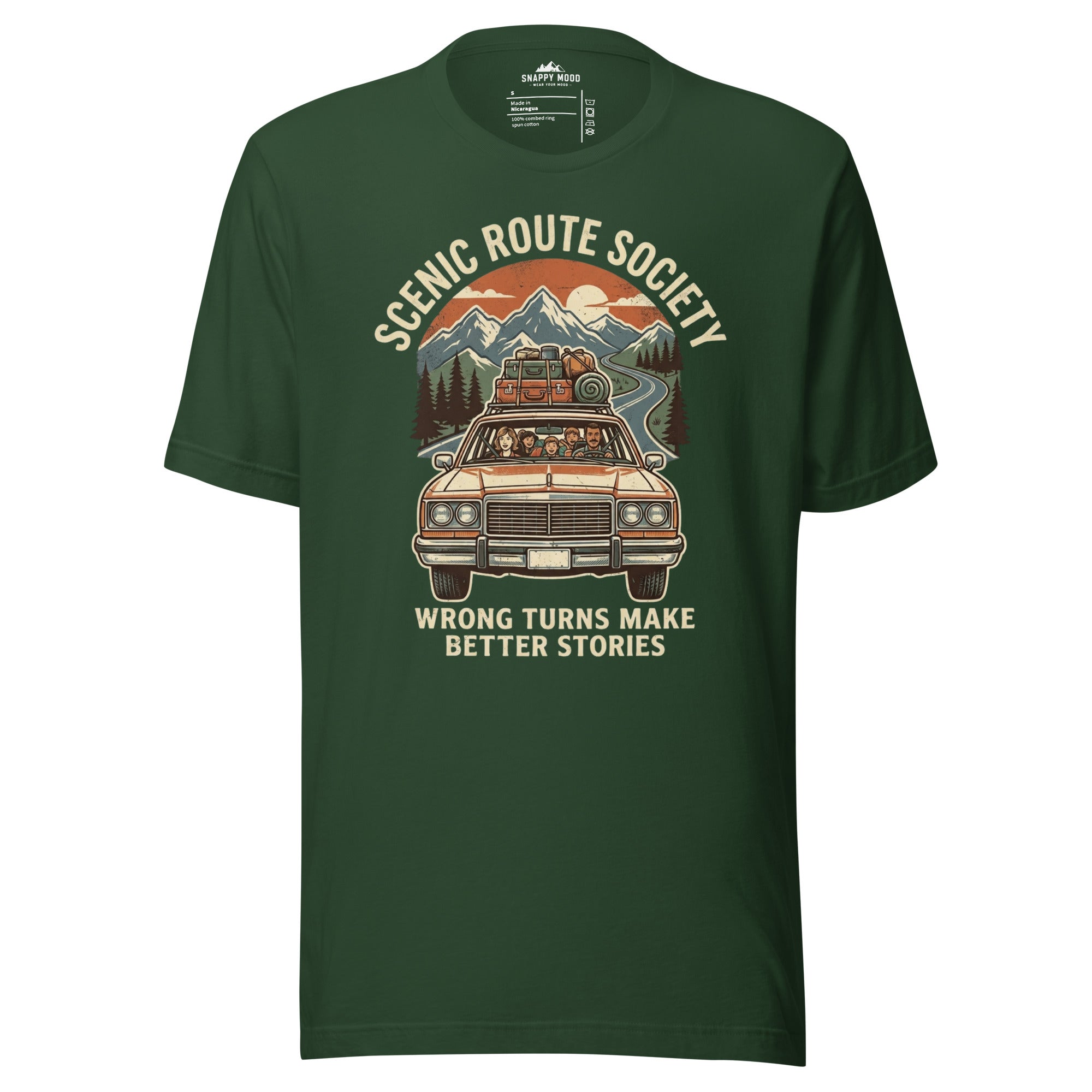 Scenic Route Society Roadtrip T-Shirt - Snappy Mood