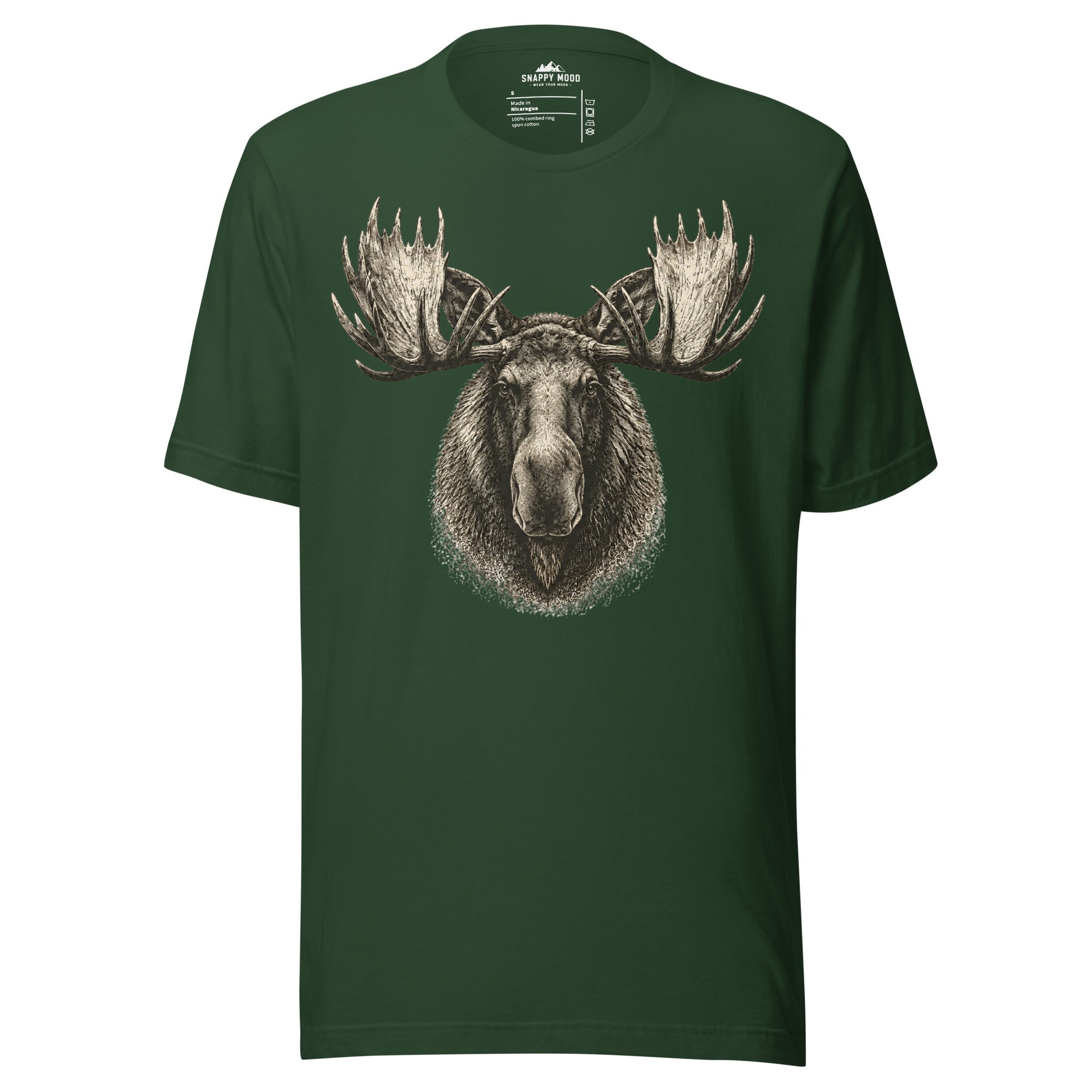 Moose Country Premium Wildlife T-Shirt - Snappy Mood