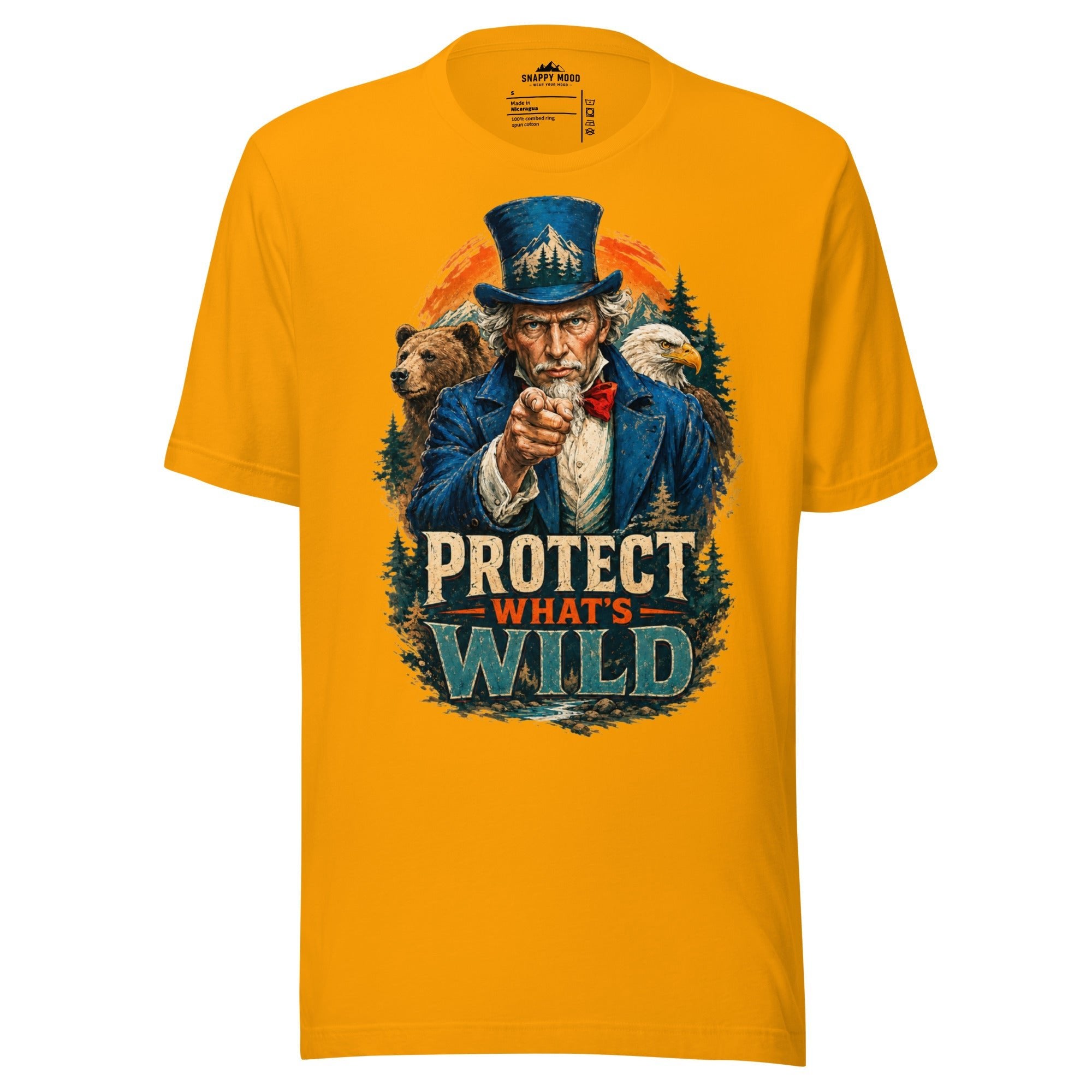 Protect What's Wild, Wildlife T-Shirt - Snappy Mood