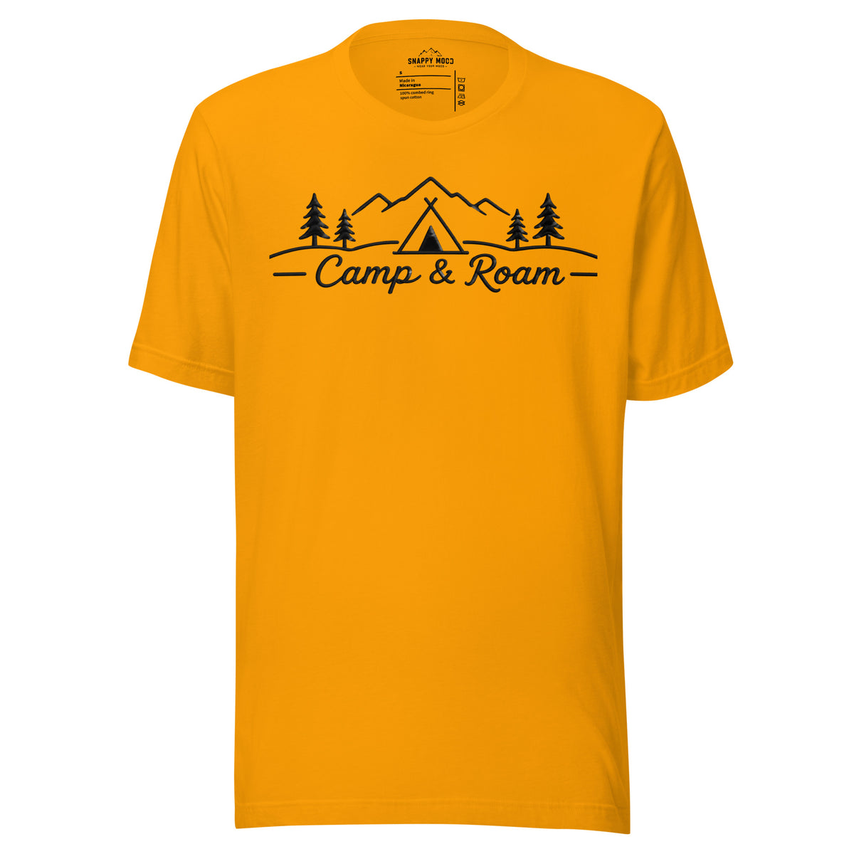 Camp and Roam Camping T-Shirt - Snappy Mood