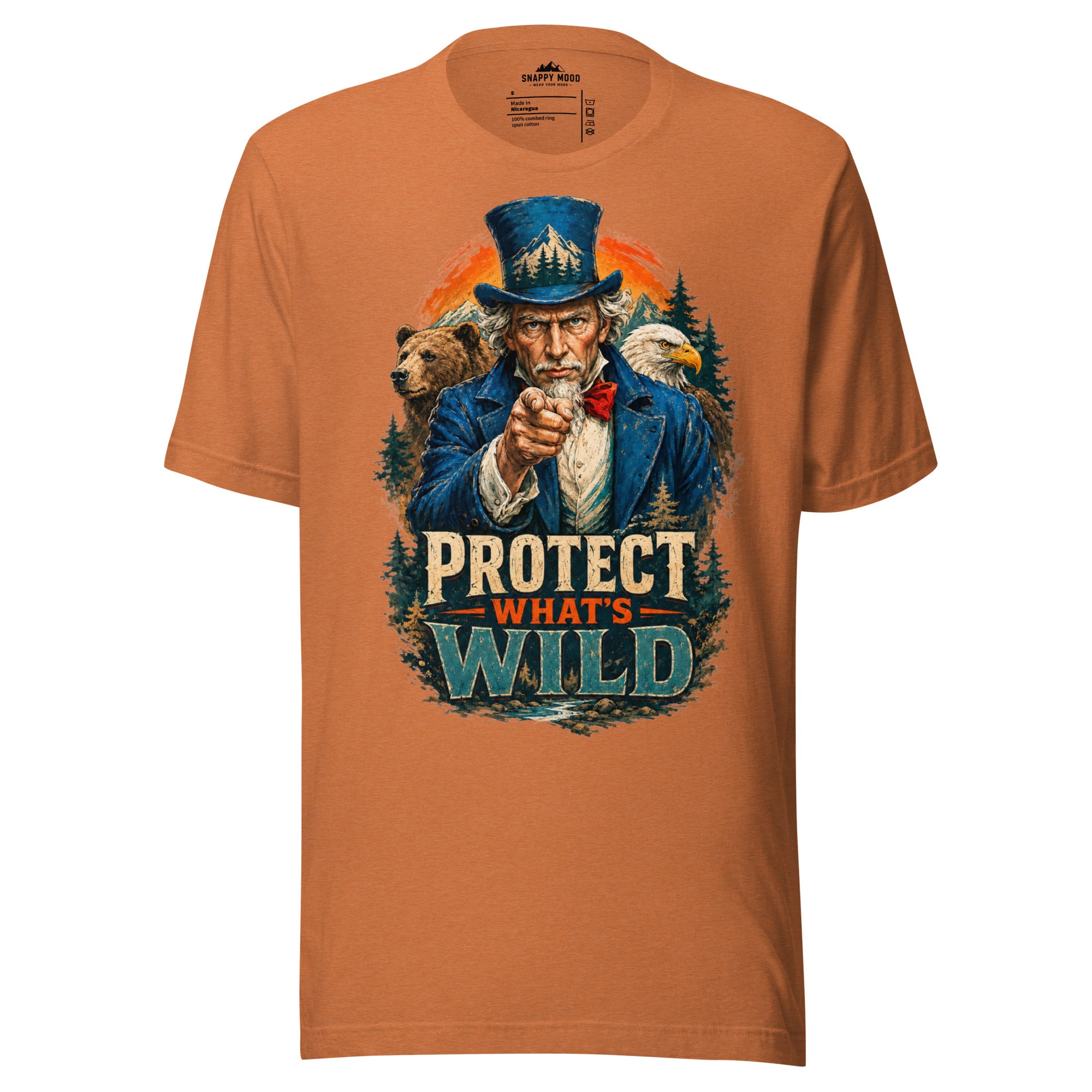 Protect What's Wild, Wildlife T-Shirt - Snappy Mood