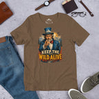 Keep The Wild Alive Wildlife T-Shirt - Snappy Mood