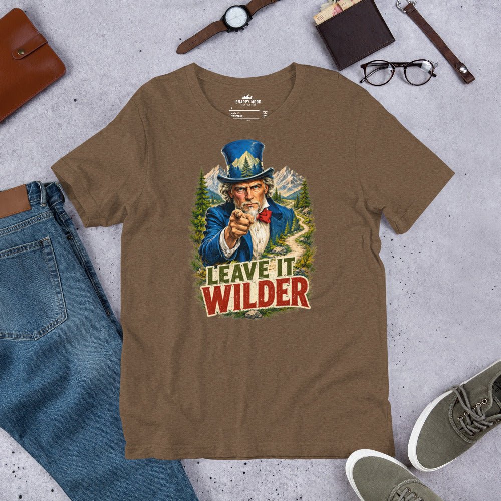 Leave It Wilder Wildlife T-Shirt - Snappy Mood