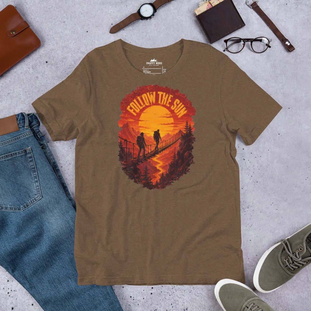Follow The Sun Hiking Sun T-Shirt - Snappy Mood