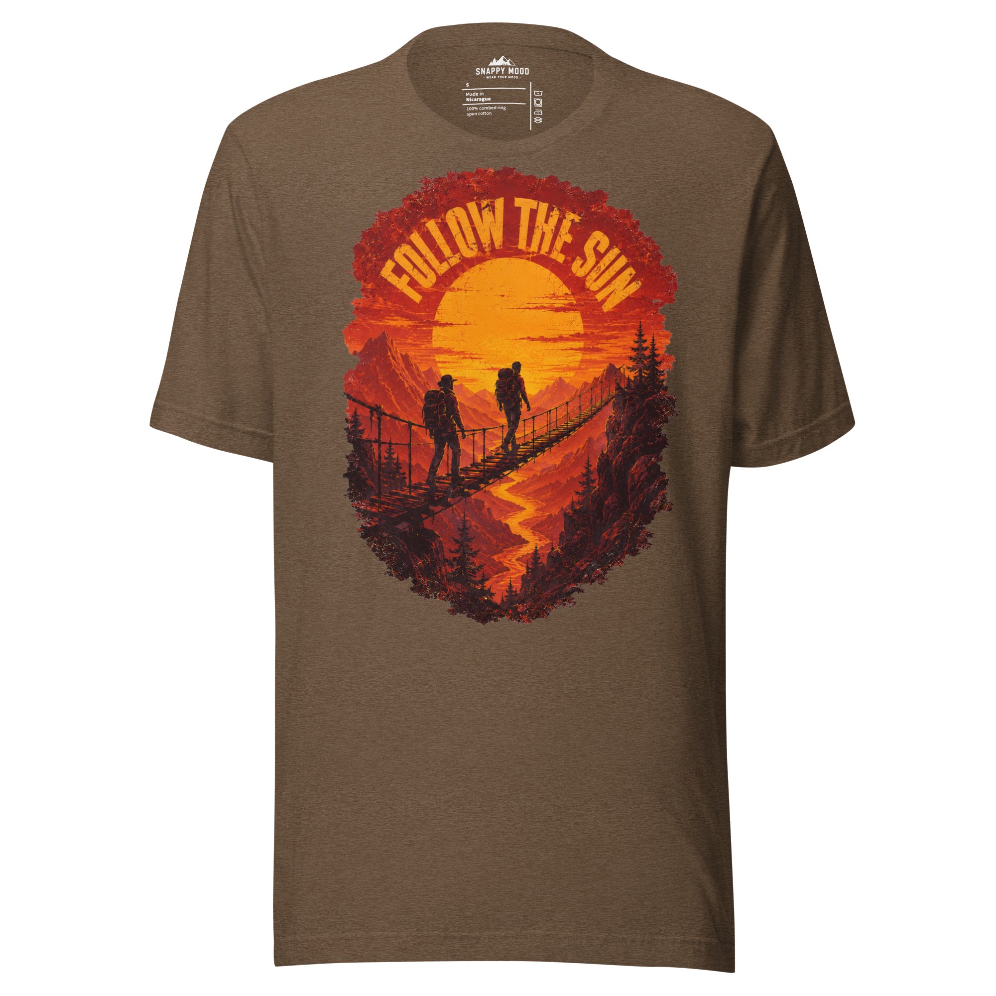 Follow The Sun Hiking Sun T-Shirt - Snappy Mood