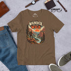 Wander Into The Wild Hiking Sun T-Shirt - Snappy Mood