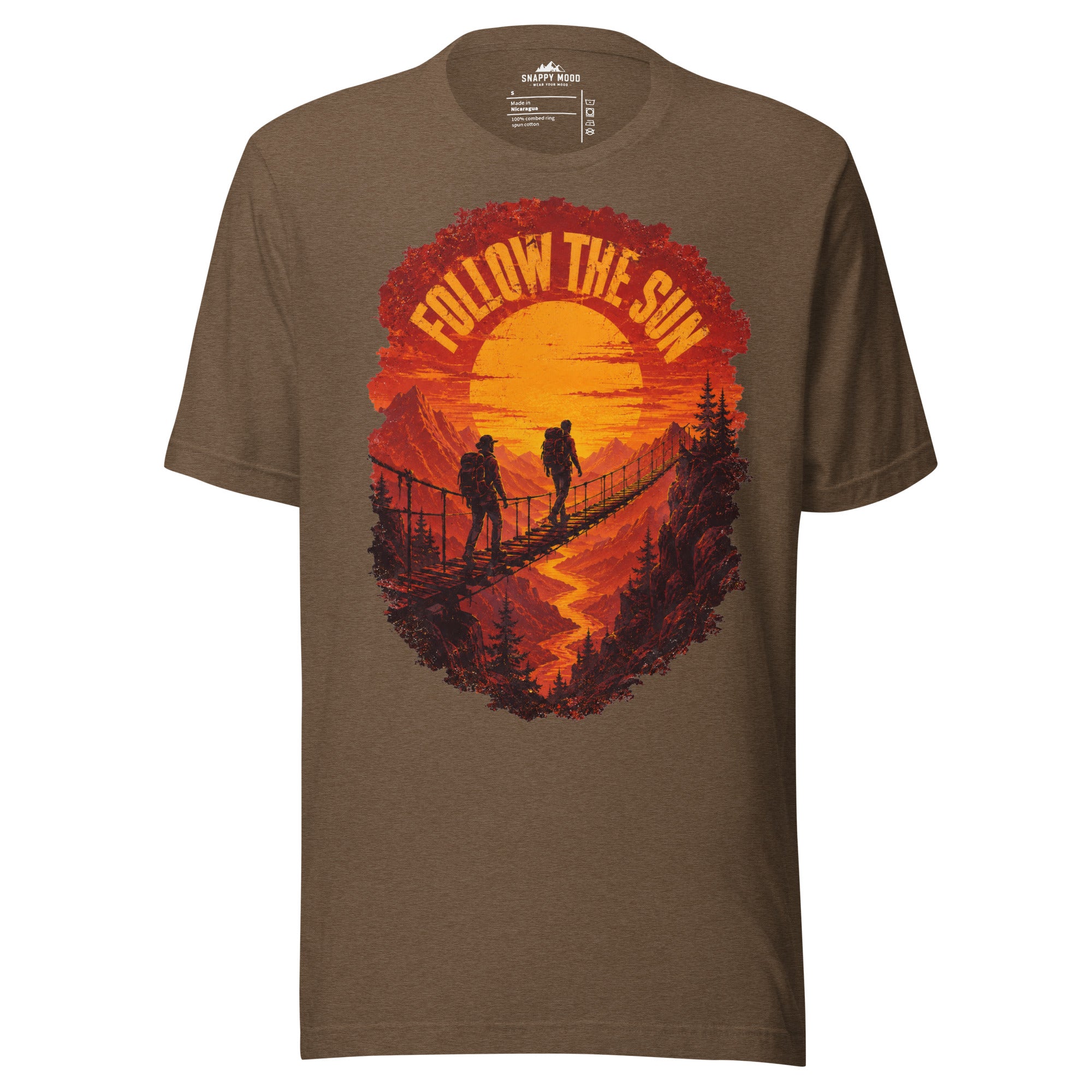 Follow The Sun Hiking Sun T-Shirt - Snappy Mood