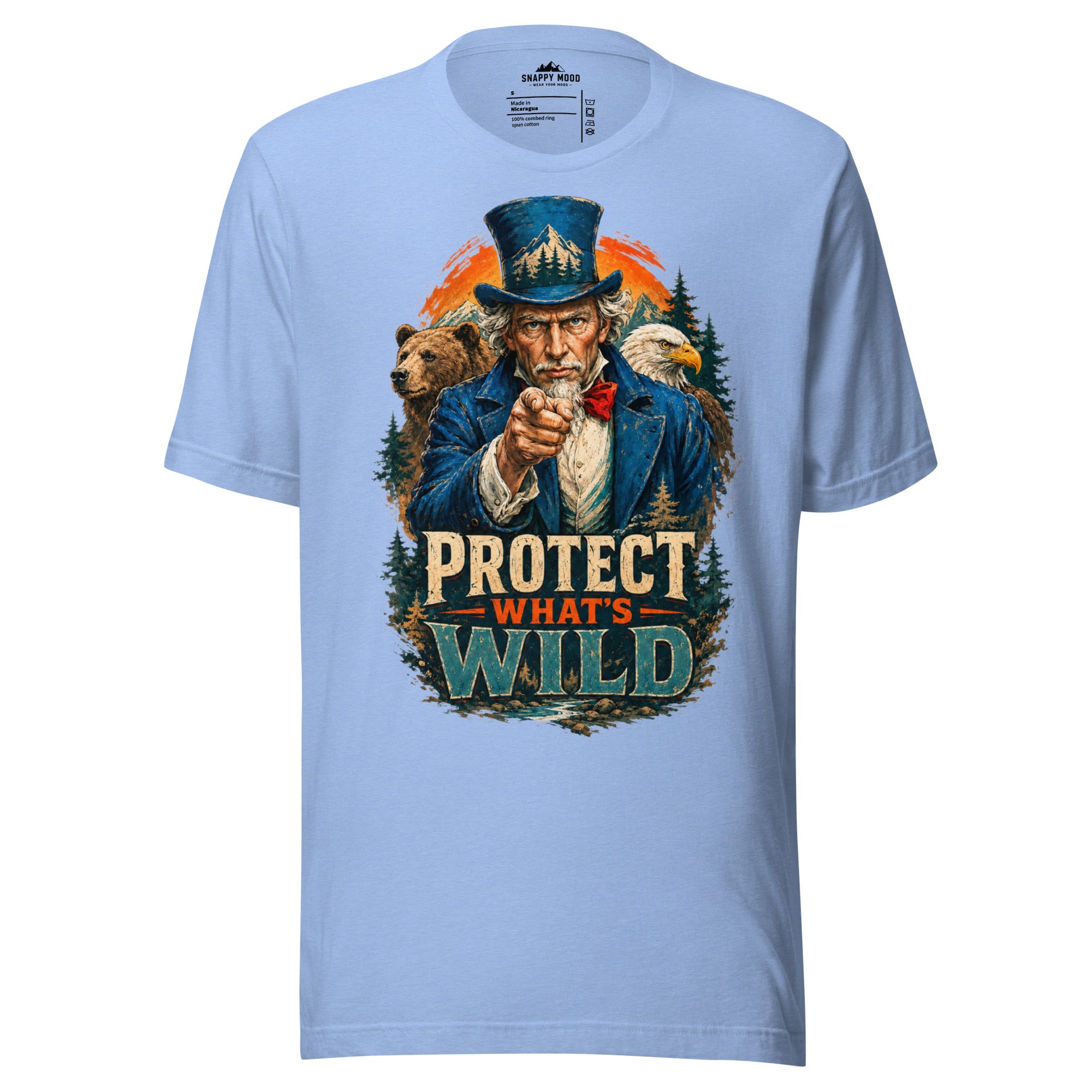 Protect What's Wild, Wildlife T-Shirt - Snappy Mood