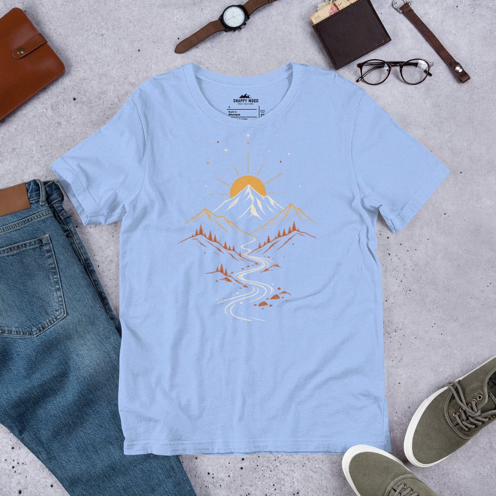 Chasing Peaks And Sun T-Shirt - Snappy Mood