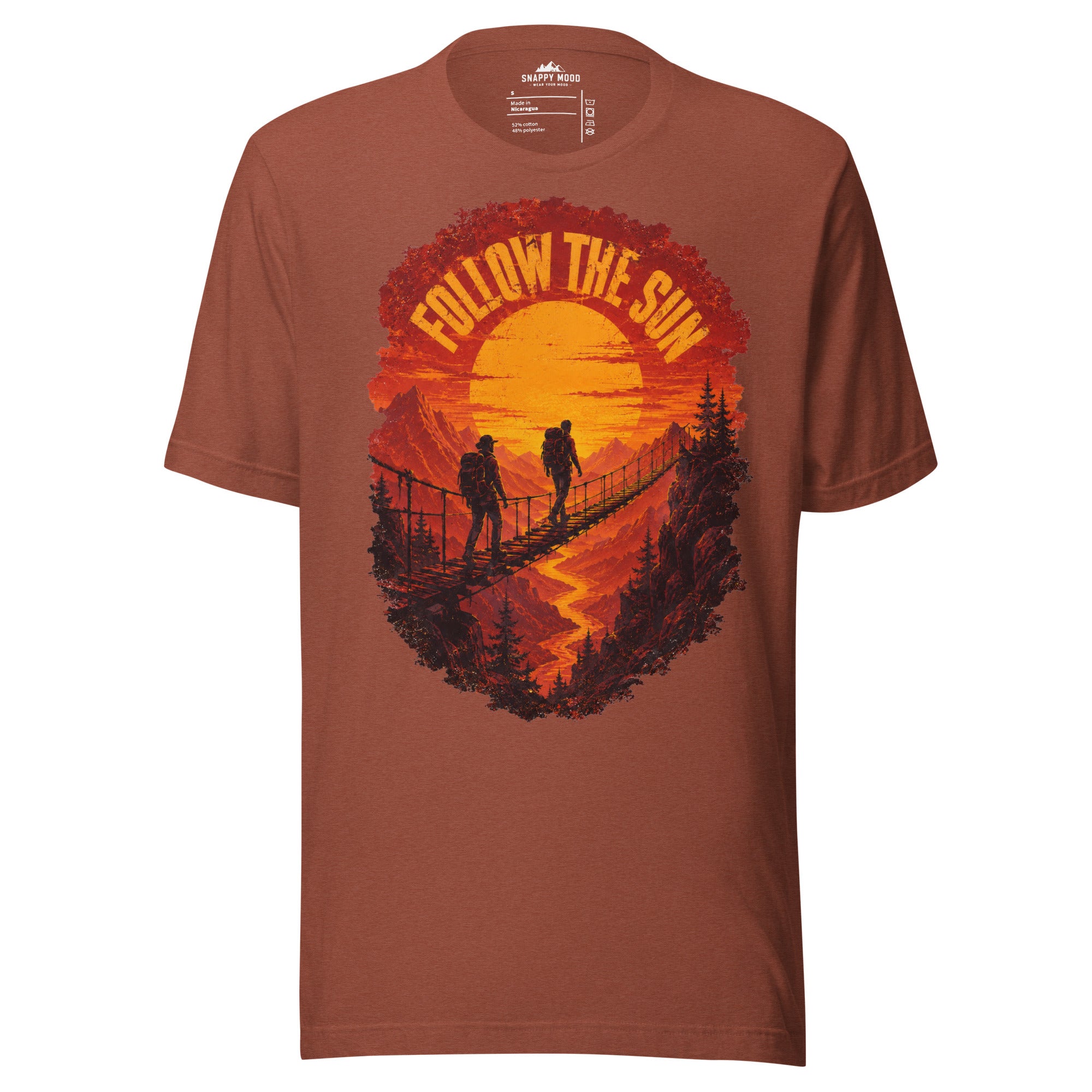 Follow The Sun Hiking Sun T-Shirt - Snappy Mood