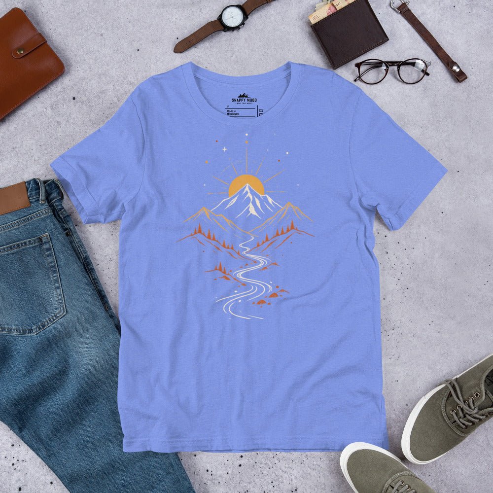 Chasing Peaks And Sun T-Shirt - Snappy Mood