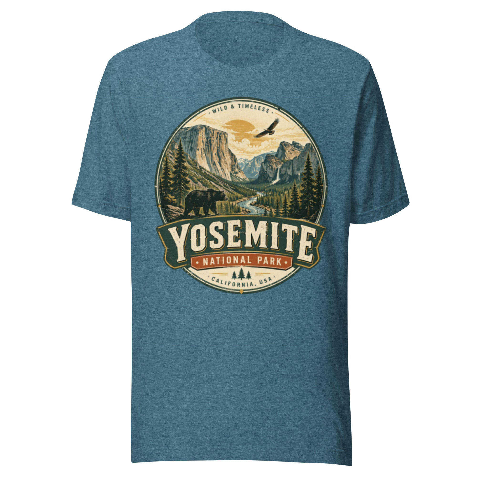 Yosemite National Park Hiking T-Shirt - Snappymood