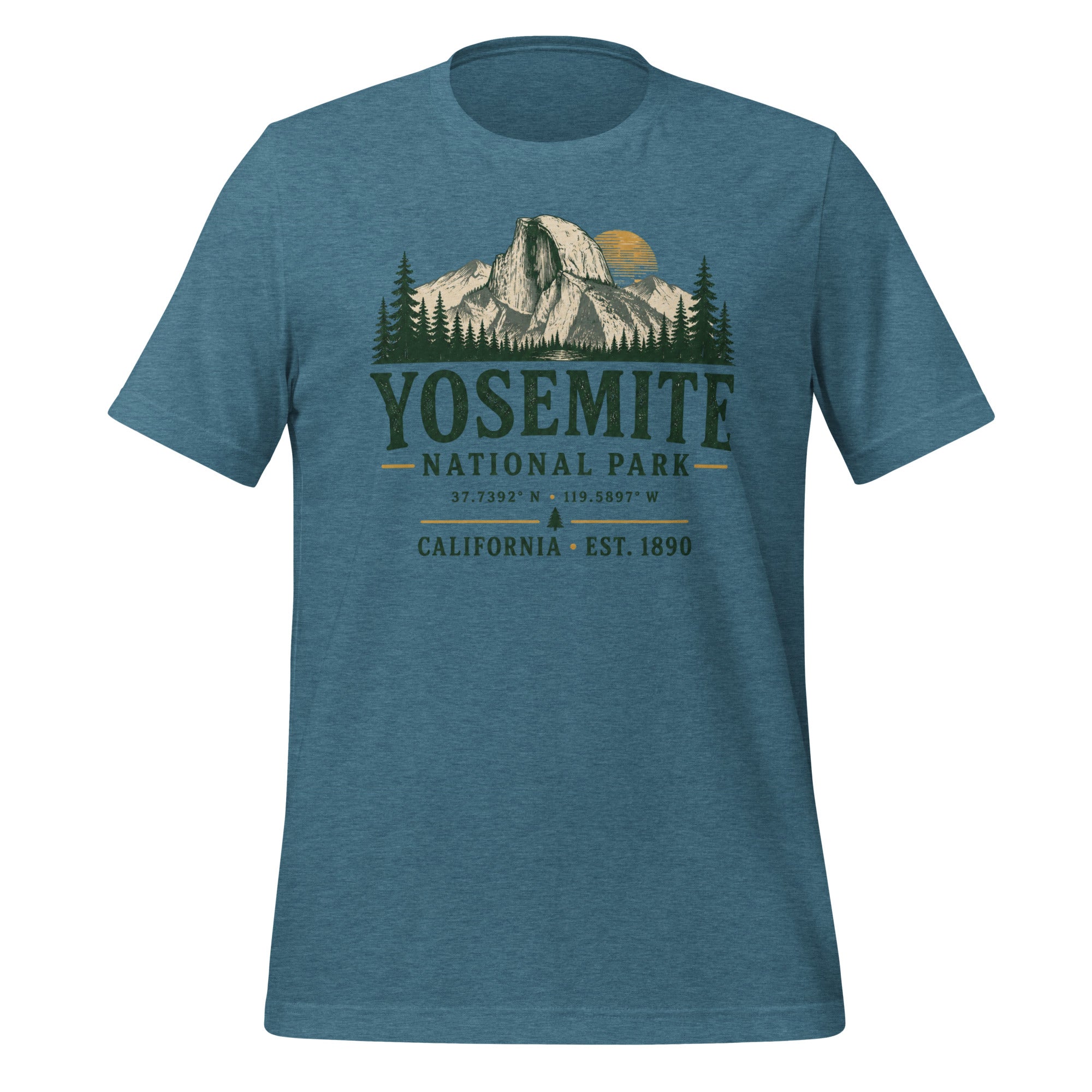 Yosemite National Park Half Doem Hiking T-Shirt - Snappymood