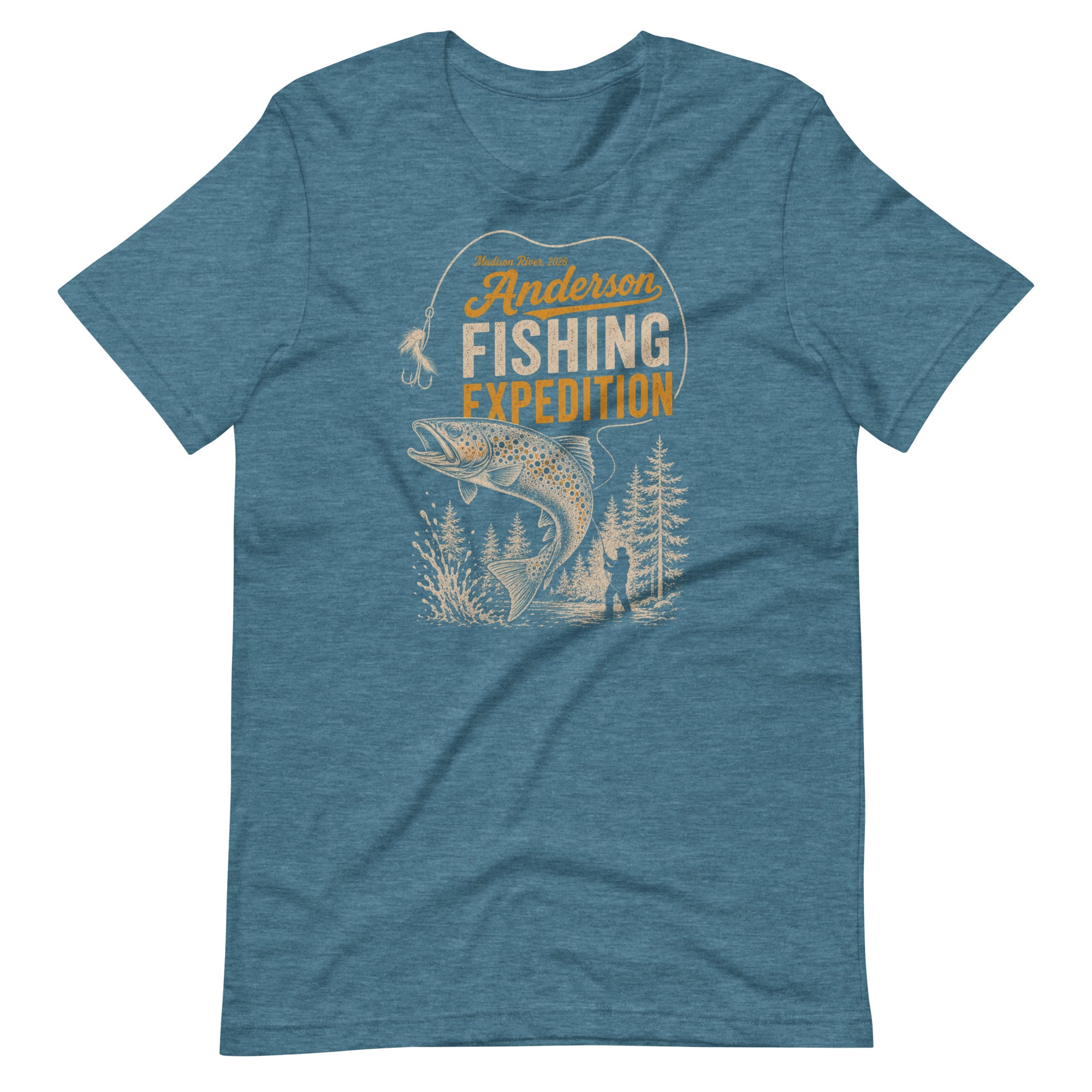 Anderson Fishing Expedition Funny Fishing T-Shirt - Snappymood
