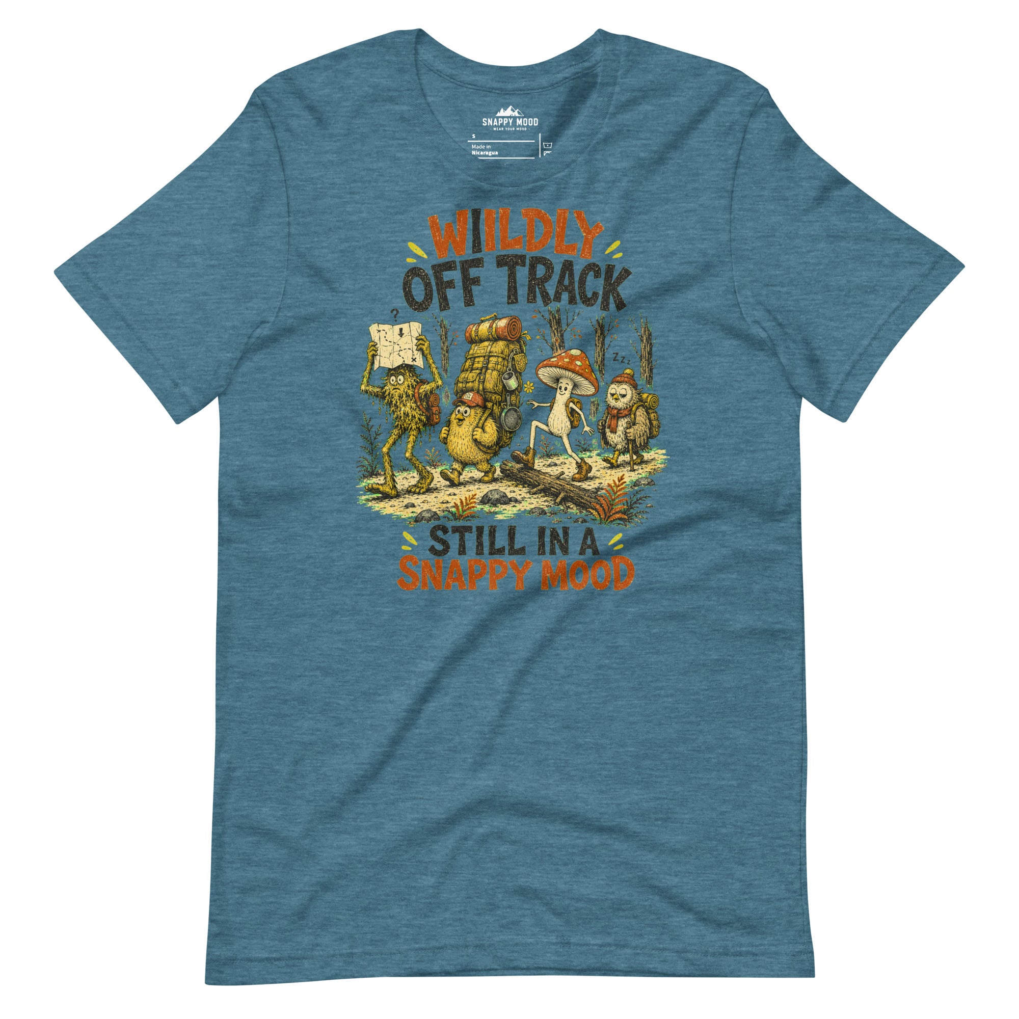 Wildly Off Track Still I A Snappy Mood Funny Hiking T-Shirt - Snappymood