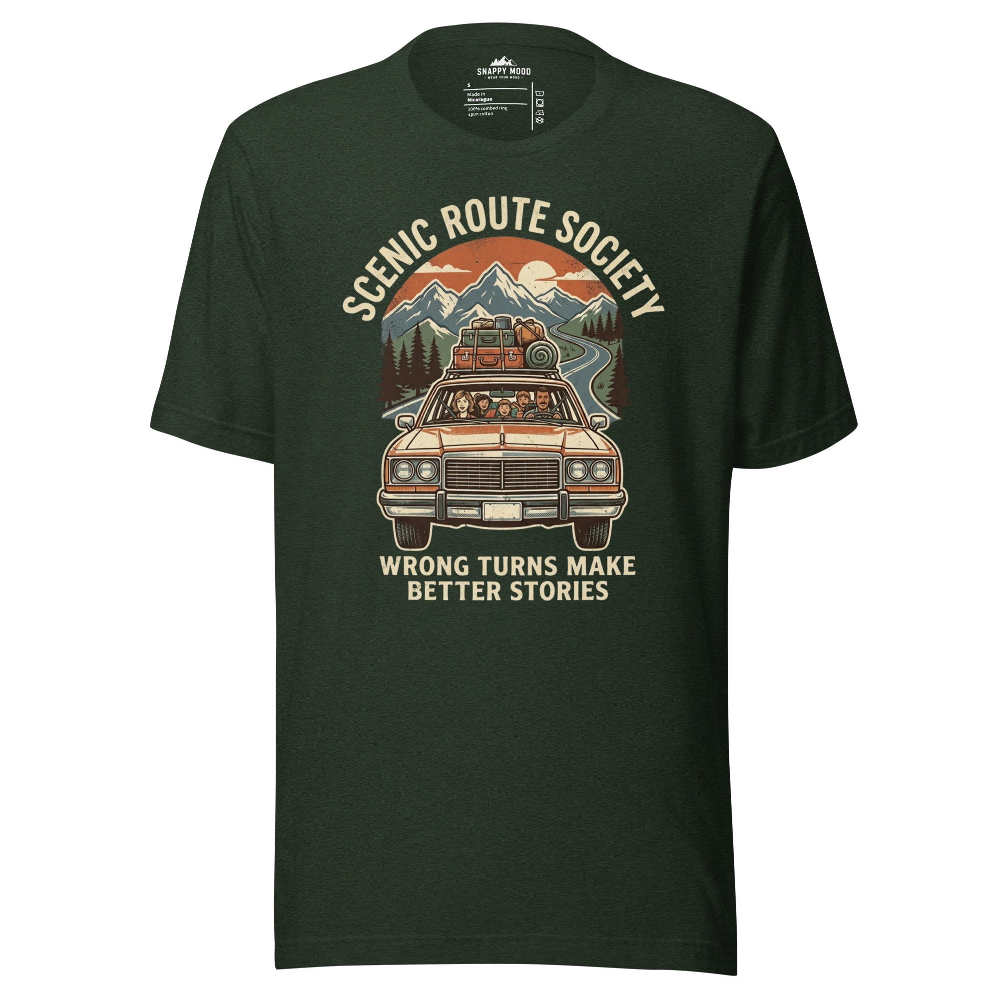 Scenic Route Society Roadtrip T-Shirt - Snappy Mood