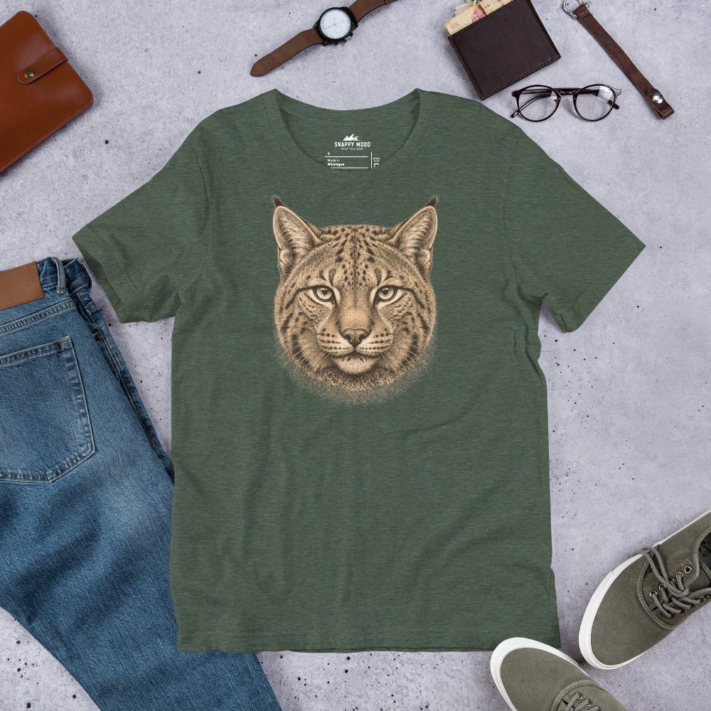 Lynx Premium Wildlife T-Shirt - Snappy Mood