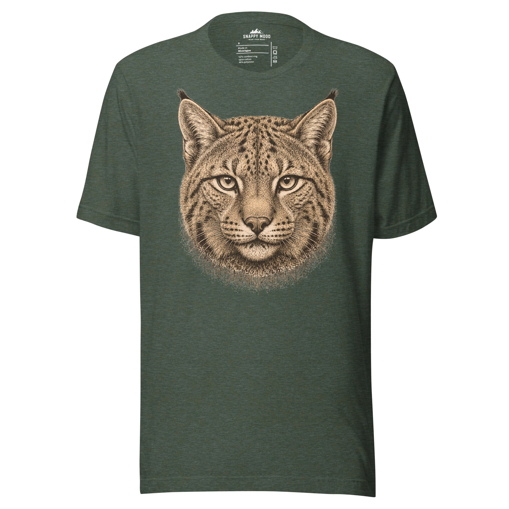 Lynx Premium Wildlife T-Shirt - Snappy Mood