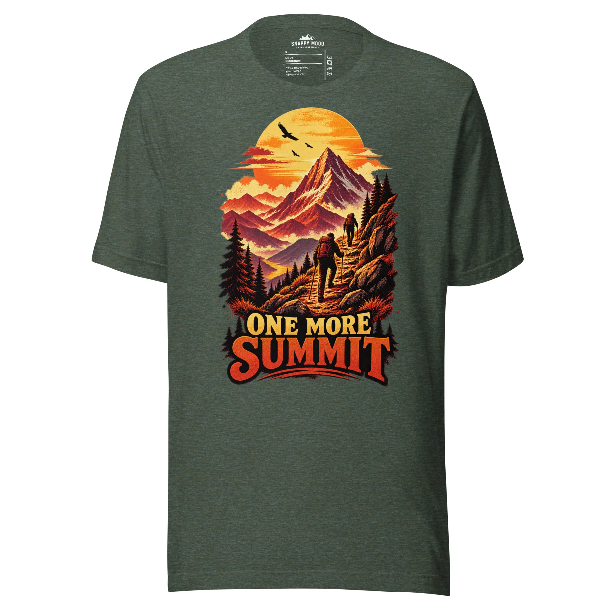 One More Summit Hiking Sun T-Shirt - Snappy Mood