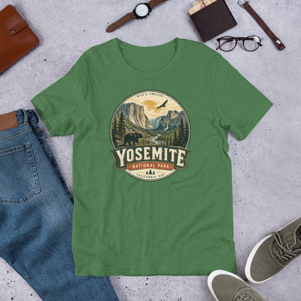 Yosemite National Park Hiking T-Shirt - Snappymood