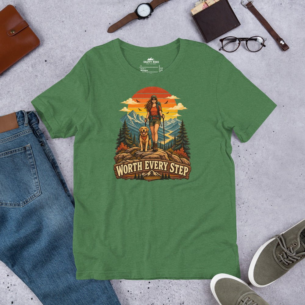Worth Every Step Hiking Sun T-Shirt - Snappy Mood