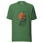 Sunrise Forest Natureshirt Outdoor-T-shirt Unisex - Snappy Mood