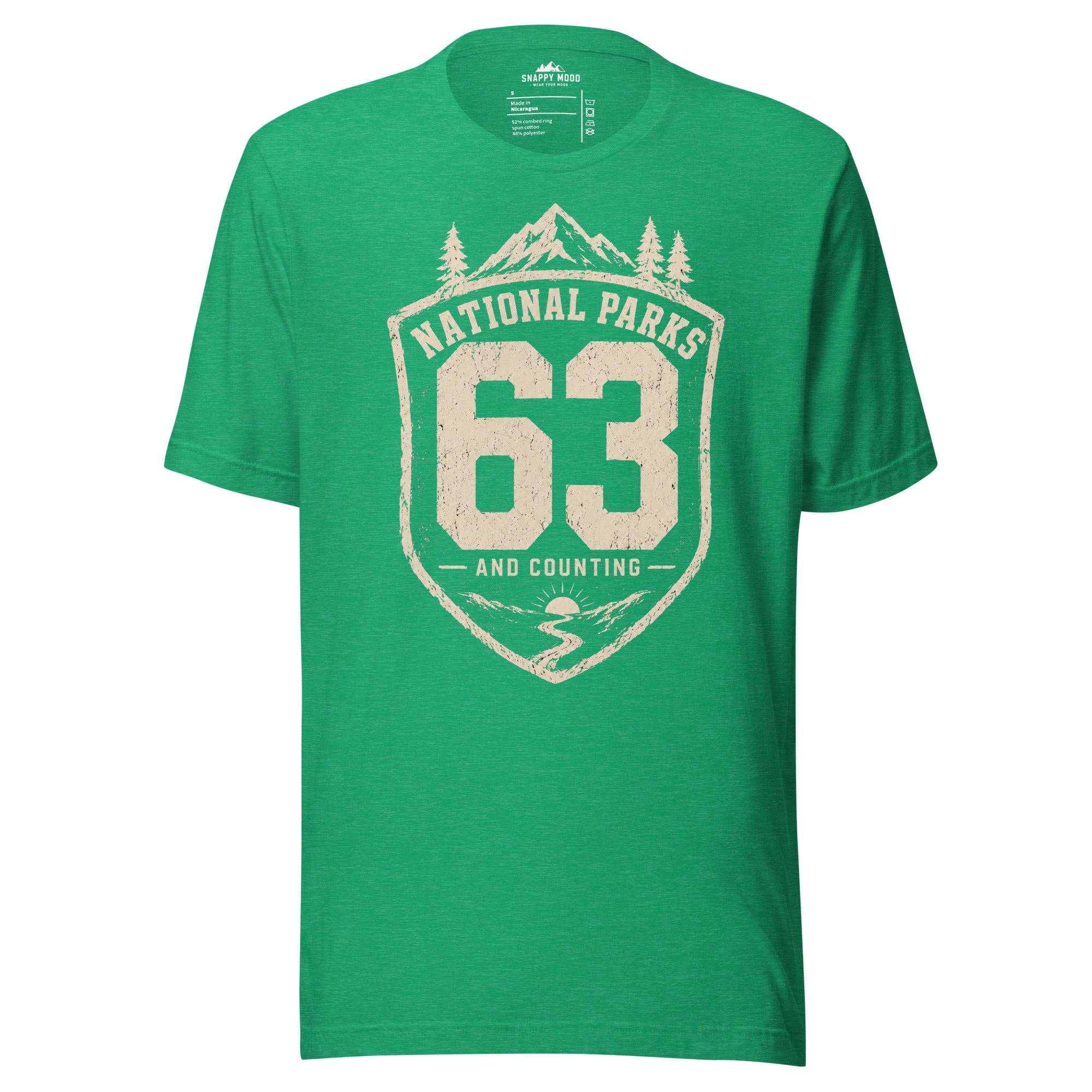 National Park 63 And Counting T-Shirt - Snappy Mood