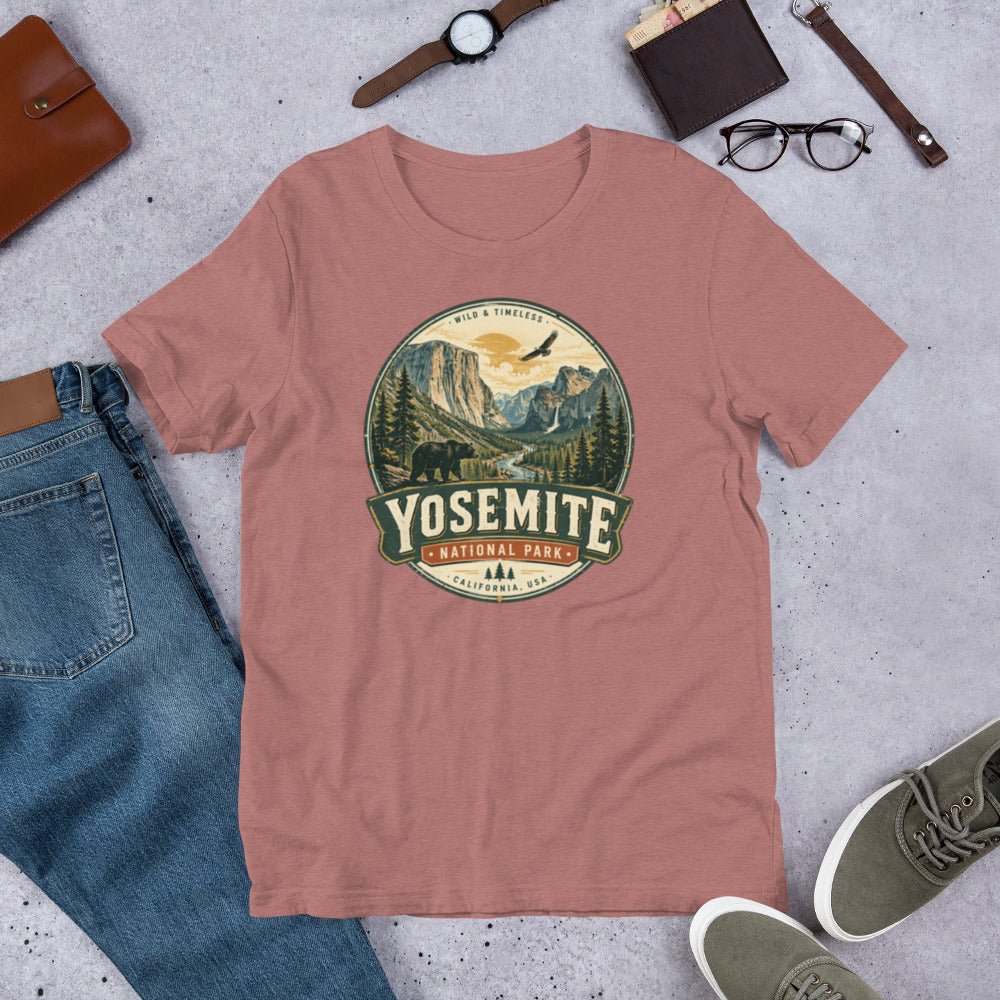 Yosemite National Park Hiking T-Shirt - Snappymood