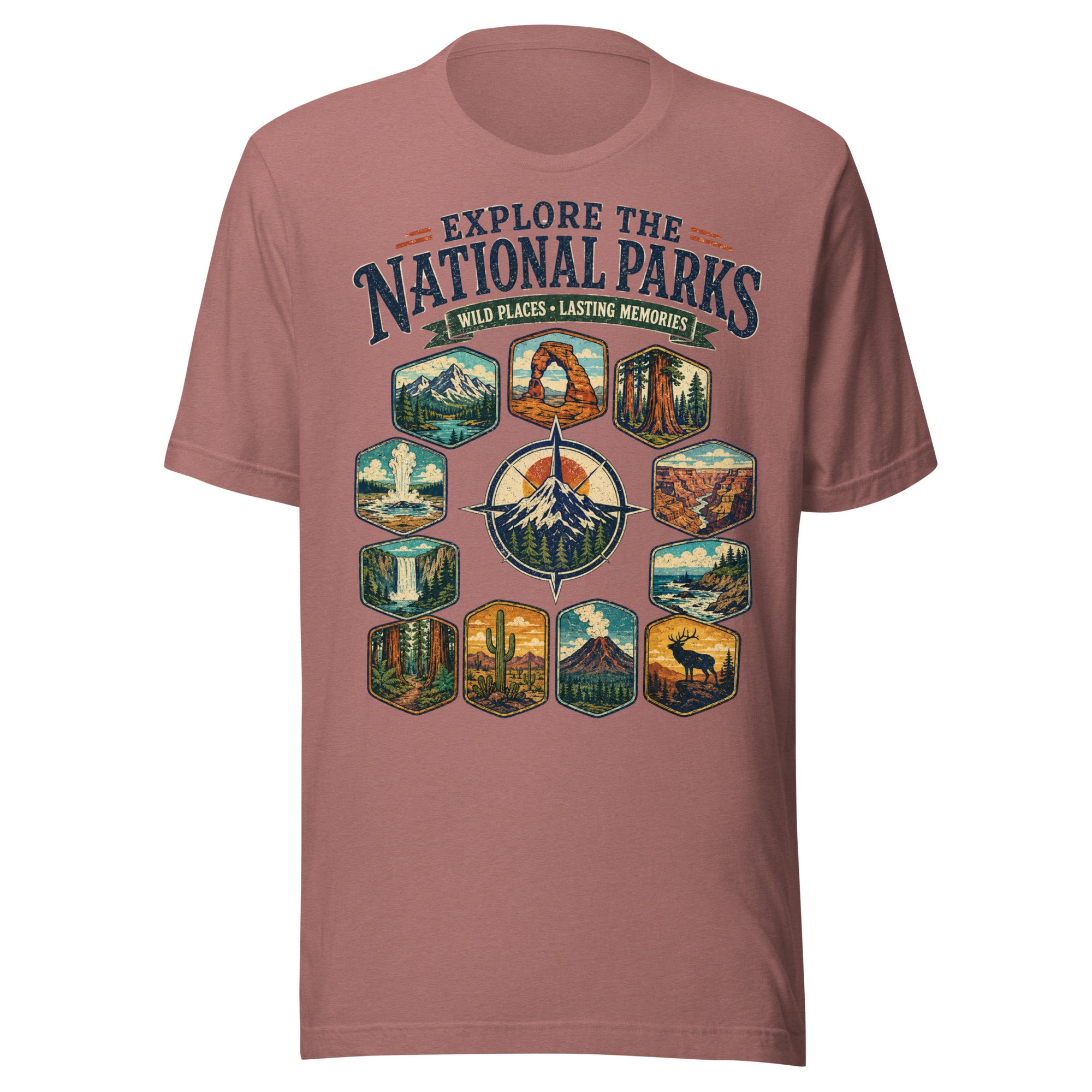 Explore The National Parks T-Shirt - Snappy Mood