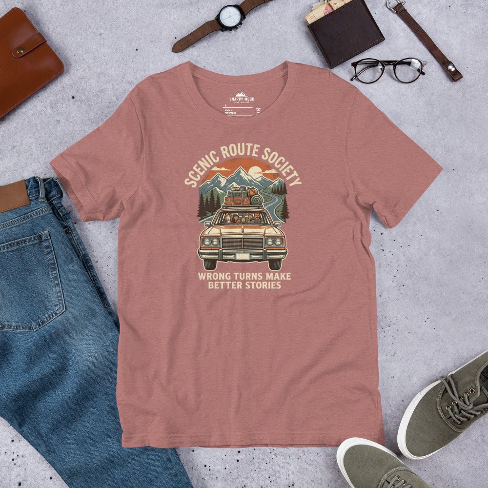 Scenic Route Society Roadtrip T-Shirt - Snappy Mood