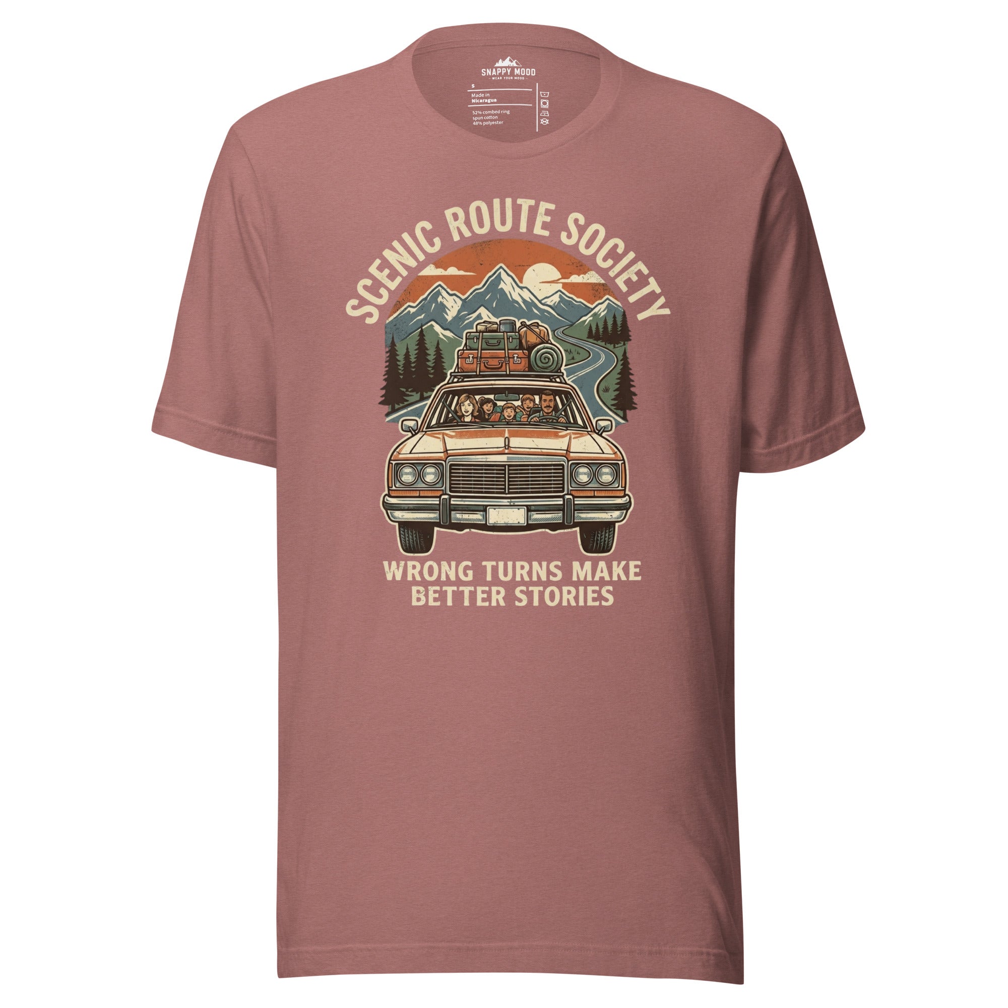 Scenic Route Society Roadtrip T-Shirt - Snappy Mood