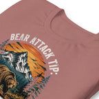 Bear Attack Tip Play Dead But Hiking T-shirt - Snappymood