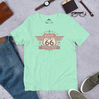 Get Your Kicks At Route 66 Roadtrip T-Shirt - Snappy Mood