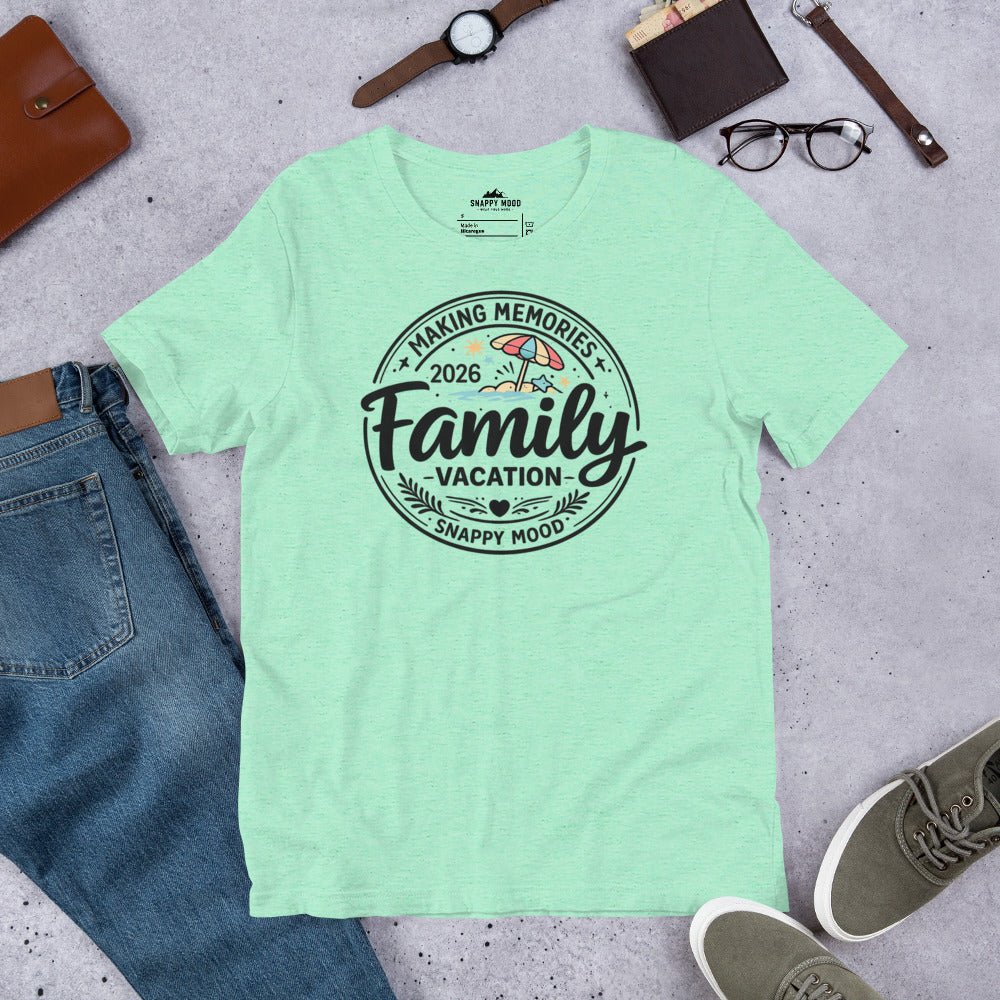 Making Memories Familiy Vacation Roadtrip T-Shirt - Snappy Mood