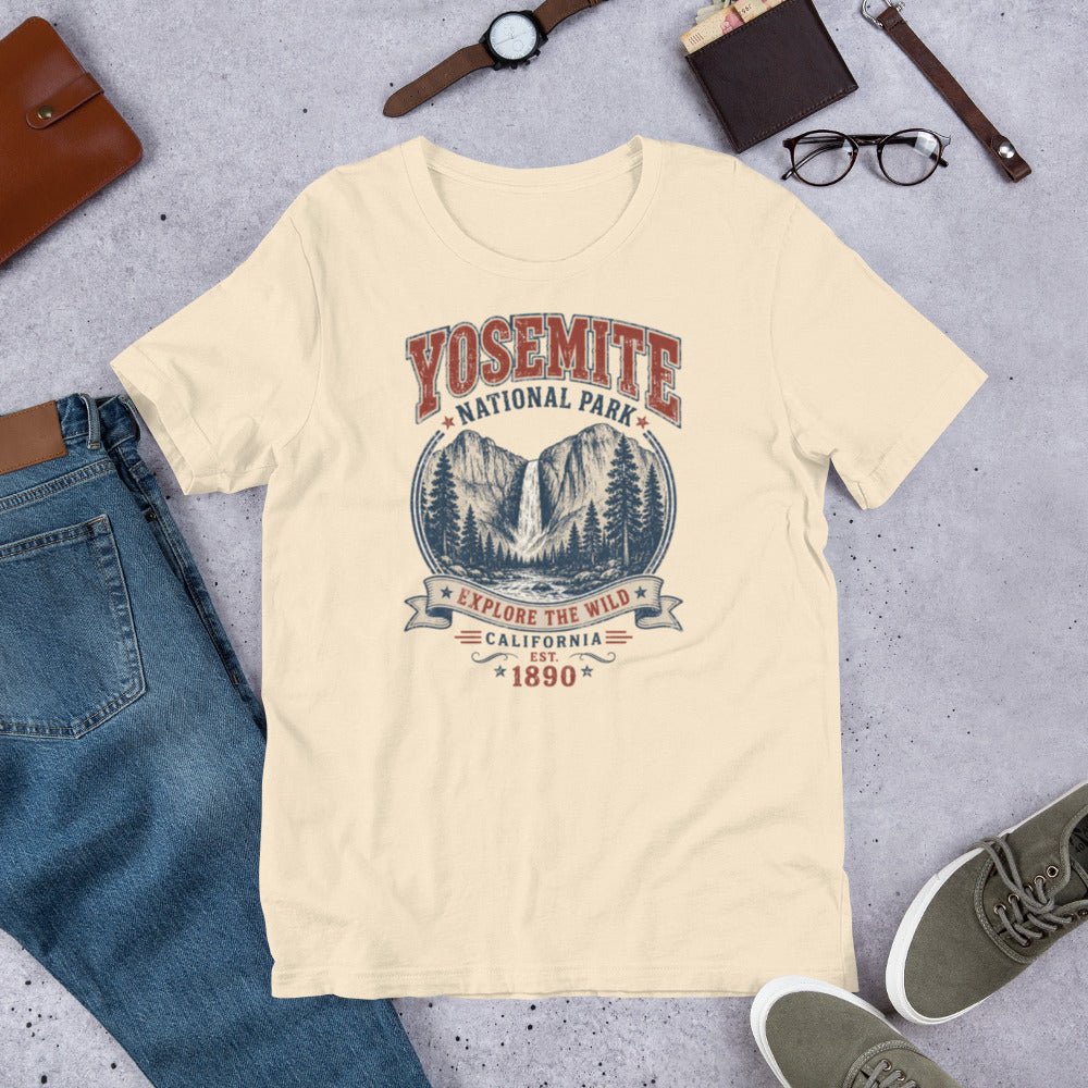 Yosemite National Park Hiking T-Shirt - Snappymood