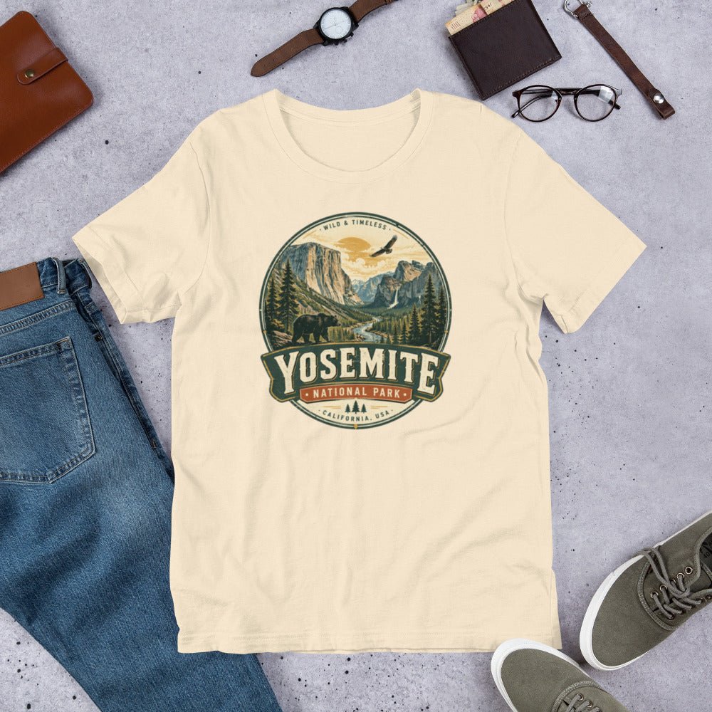 Yosemite National Park Hiking T-Shirt - Snappymood