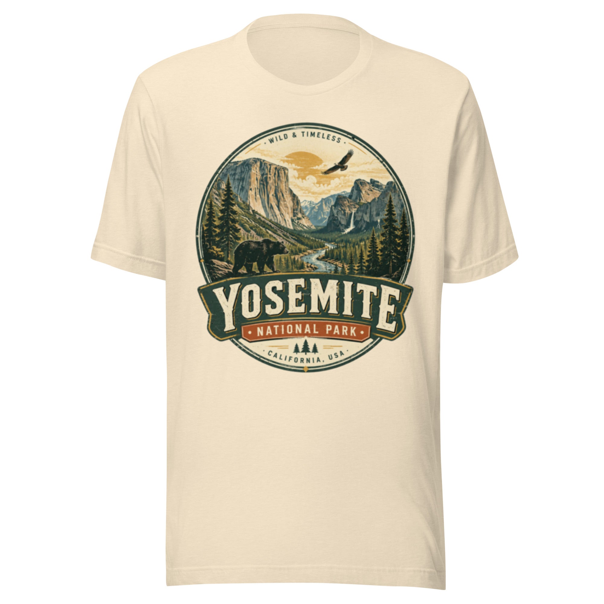 YYosemite National Park Hiking T-Shirt - Snappymood