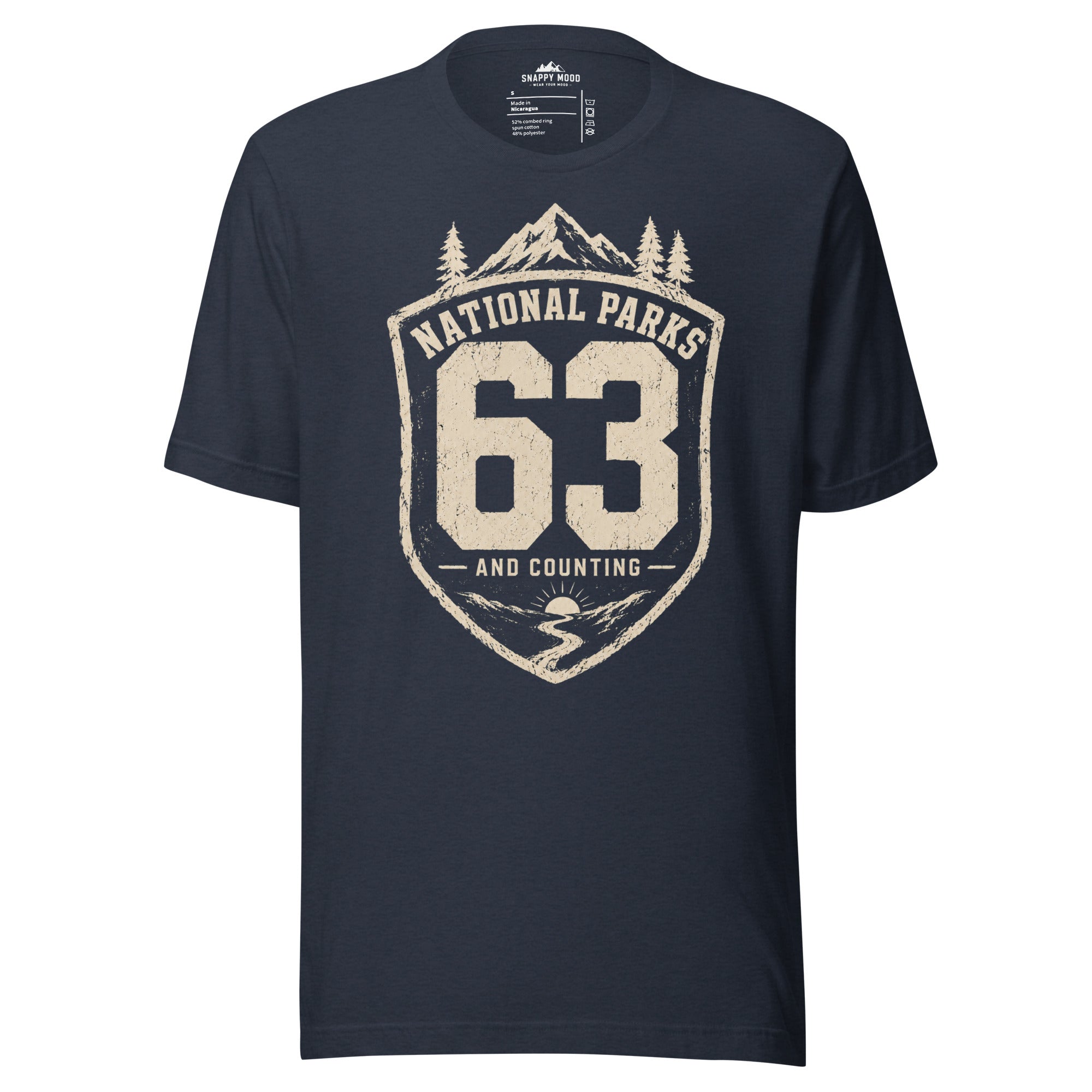 National Park 63 And Counting T-Shirt - Snappy Mood