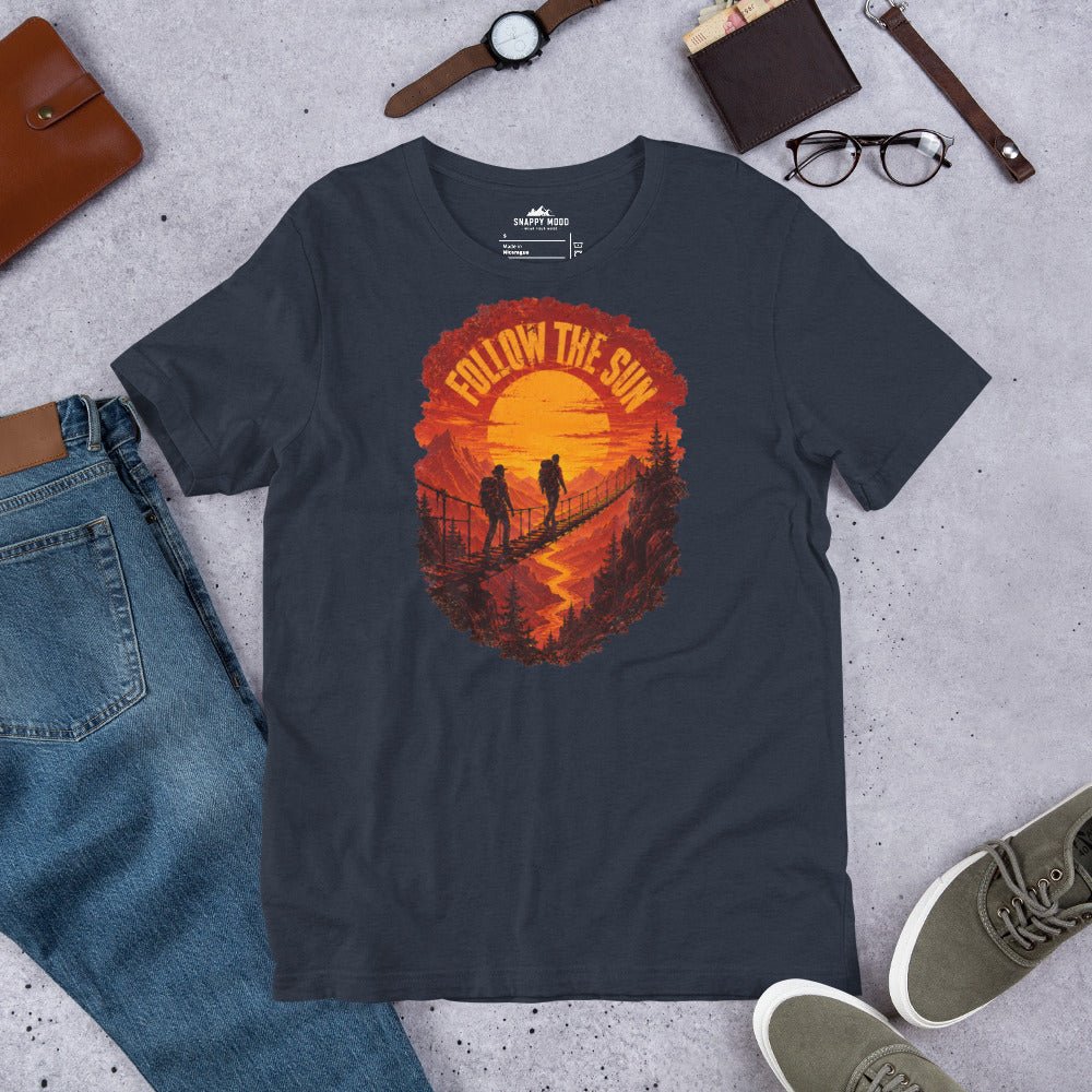 Follow The Sun Hiking Sun T-Shirt - Snappy Mood