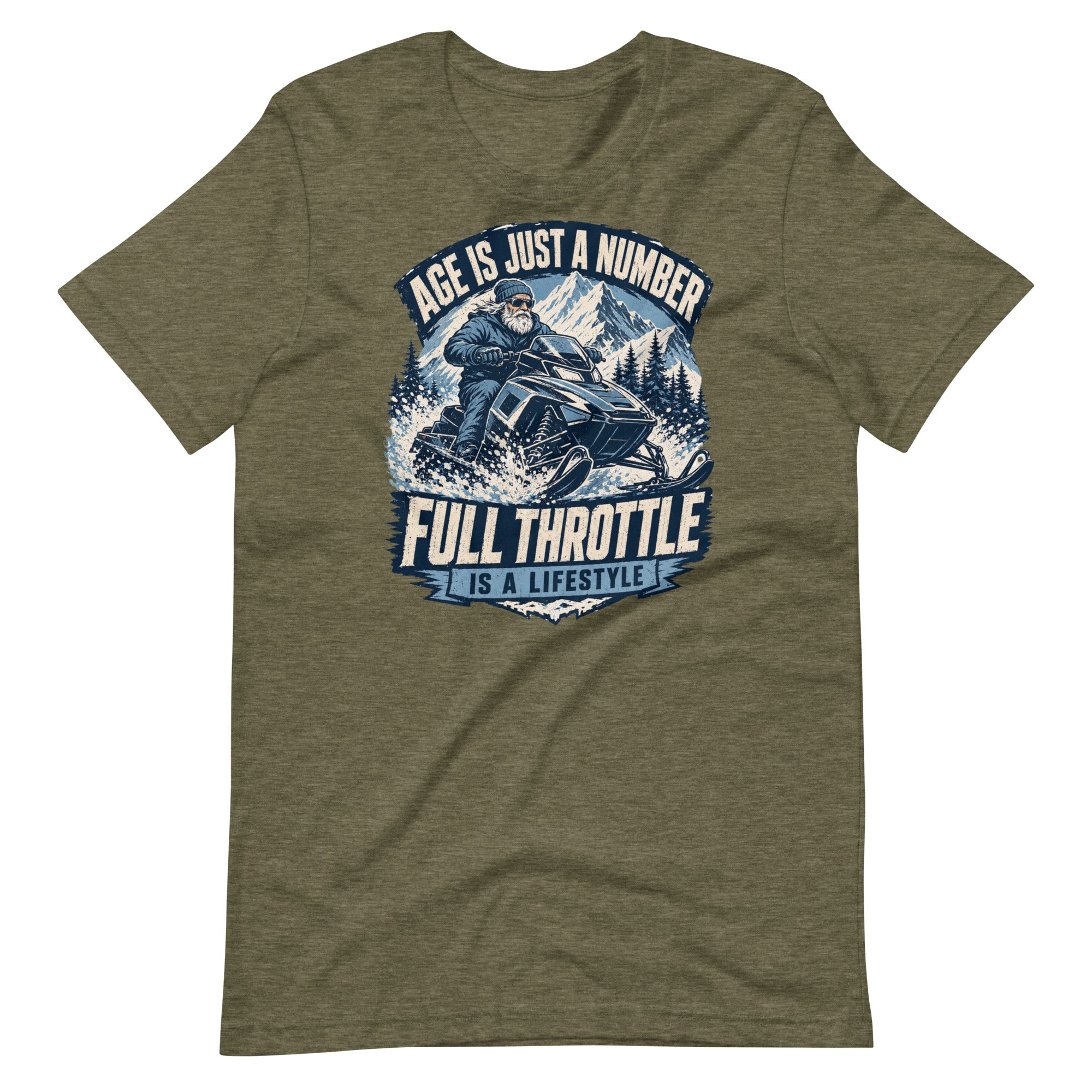 Age Is Just A Number - Full Throttle Is A Lifestyle Unisex T-Shirt - Snappy Mood
