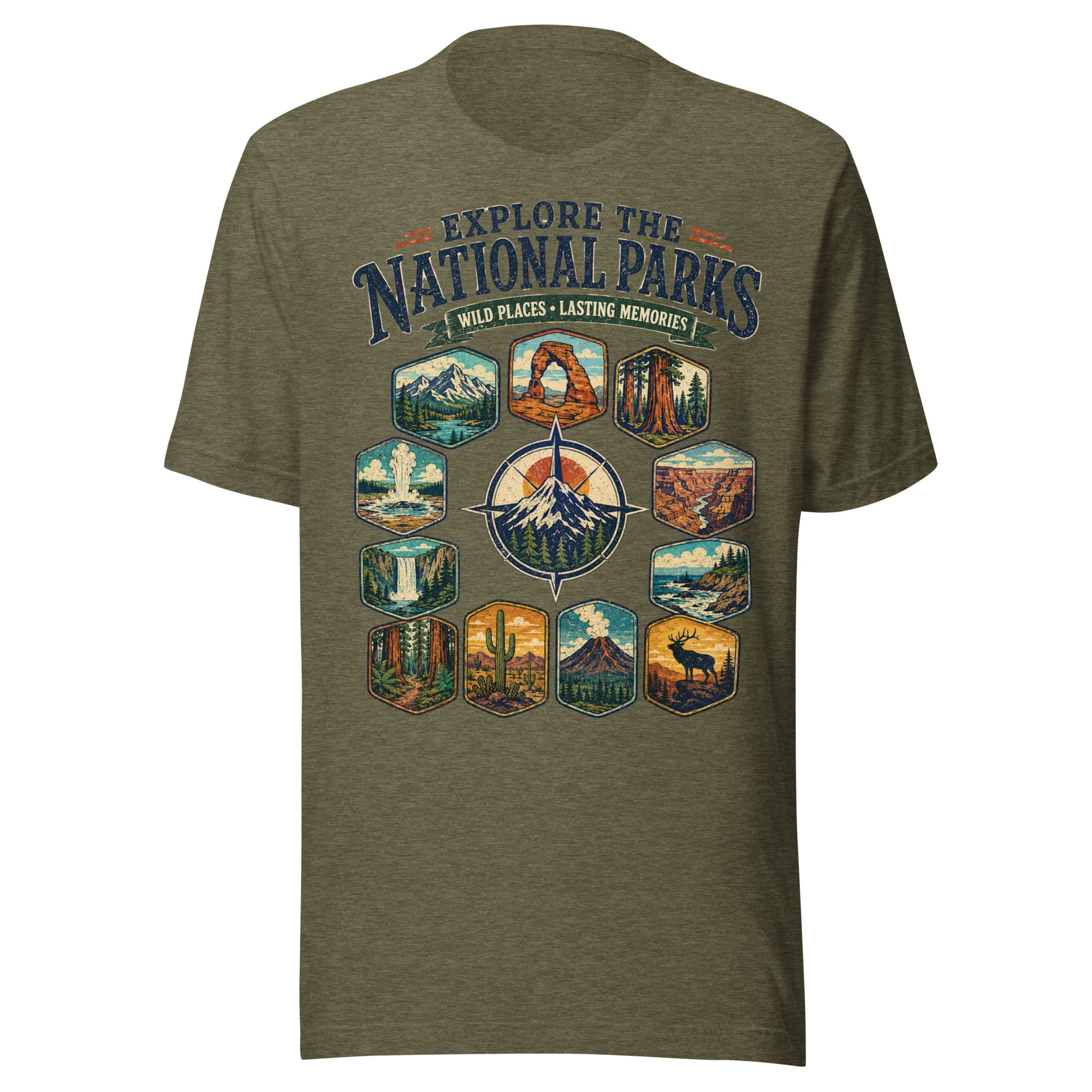 Explore The National Parks T-Shirt - Snappy Mood